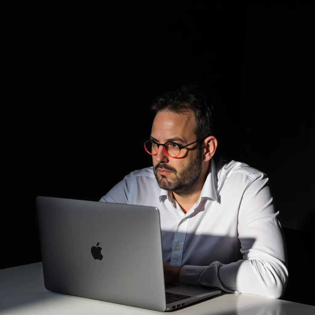 Jean-Gabriel Martin en situation de travail